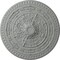 Ekena Millwork Naple Ceiling Medallion (Fits Canopies up to 3 3/8"), 37 1/2"OD x 3 3/8"P, Primed White CM37NA - alternate 1